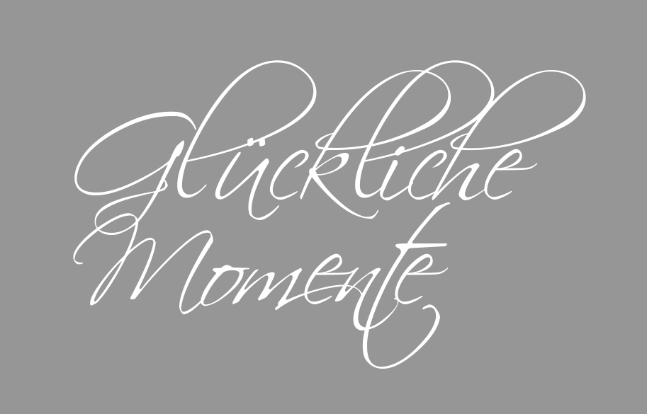 Glückliche Momente